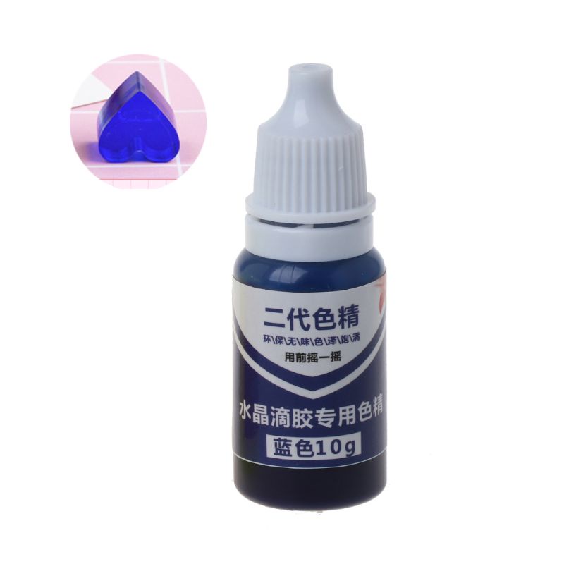[Hàng mới về] Thuốc nhuộm màu đồ trang sức nhựa resin UV 10ml 15 màu tùy chọn