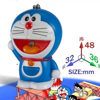 Móc khóa doremon phát sáng đèn Led có âm thanh-Móc khóa đoremon phát sáng-Doremon phát sáng Có Đèn cực yêu