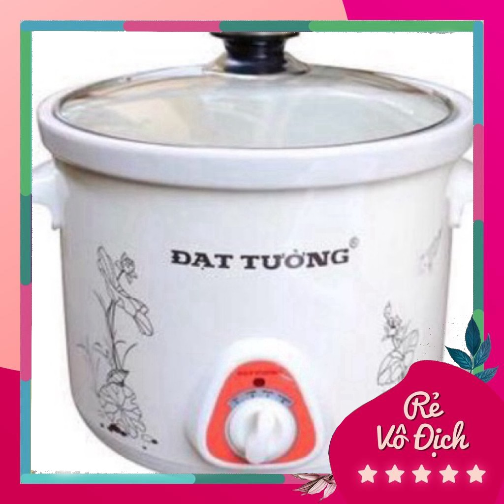 Nồi Kho Cá- Nấu Cháo Chậm Đa Năng Đạt Tường 1,5L-