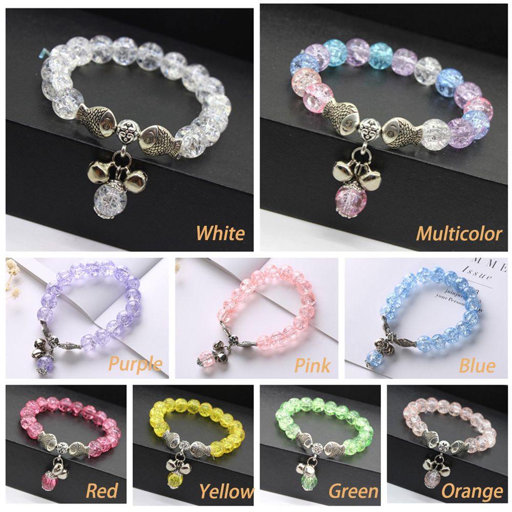 Vòng Tay Chuỗi Hạt Có Chuông Thiết Kế Tinh Tế Thời Trang|Hạt Nổ