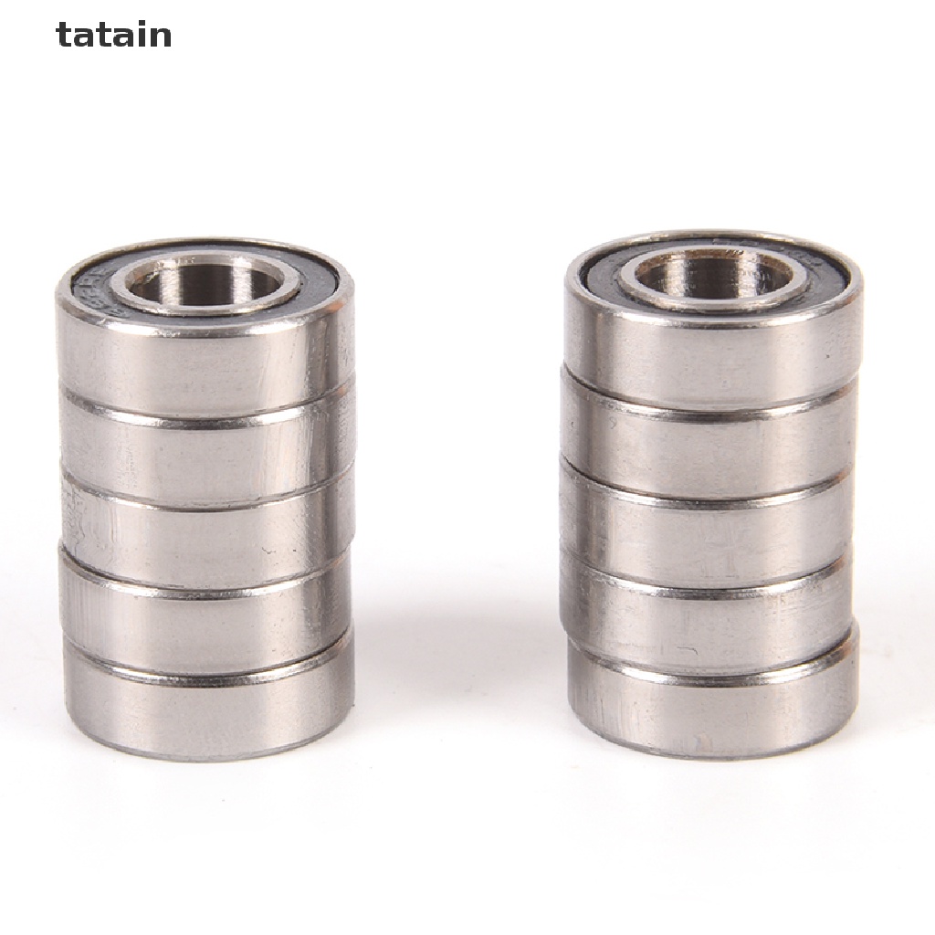 [TAT] 10PCS 688-2RS 688 RS Rubber Sealed Ball Bearing Miniature Bearings 8x16x5mm CVX