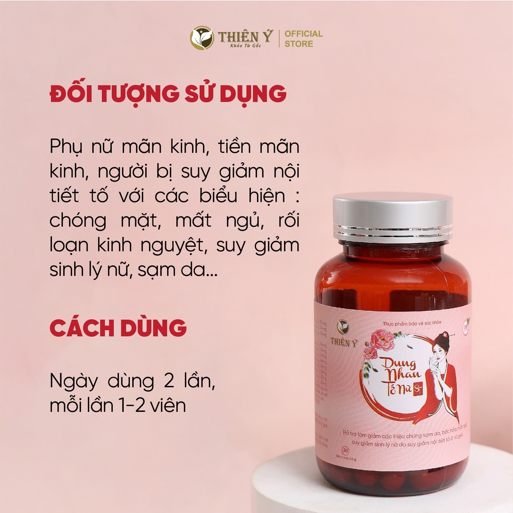 Viên Uống Dung Nhan Tố Nữ ST Thiên Ý Cải Thiện Nội Tiết Tố Nữ Hộp 30 Viên