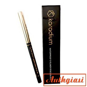 Chì kẻ mắt chống trôi Karadium Waterproof Eyeliner Pencil Black vỏ Đen