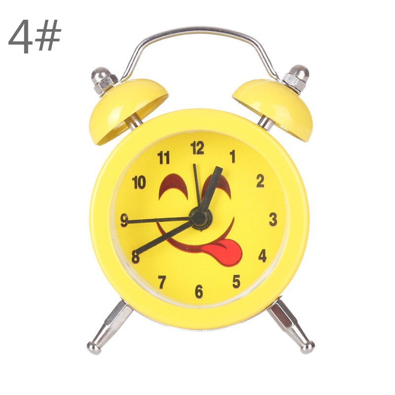 Đồng hồ báo thức hình mặt cười dễ  thương