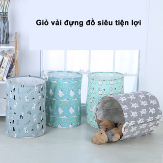 [SẴN - ĐẸP - RẺ] Giỏ vải đựng đồ siêu tiện lợi nhiều hình vintage