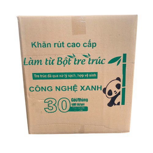 [HOT] [TÁCH LẺ] GÓI GIẤY ĂN ĐA NĂNG BAMBOO 400 TỜ KHỔ TO GIẤÝ RÚT (HÀNG CHUẨN GIÁ ĐẸP)