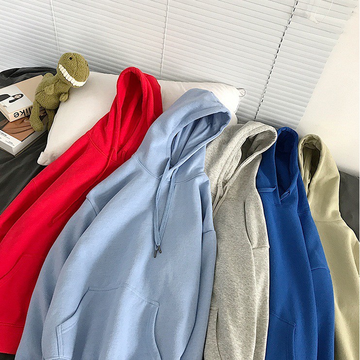 Áo Khoác Hoodie BASIC TRƠN Nỉ Bông Unisex - VIET_STAR | BigBuy360 - bigbuy360.vn