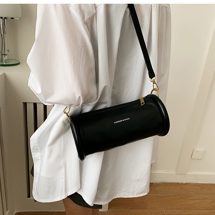 Túi đeo vai IELGY hình trụ dễ phối đồ thời trang cho nữ