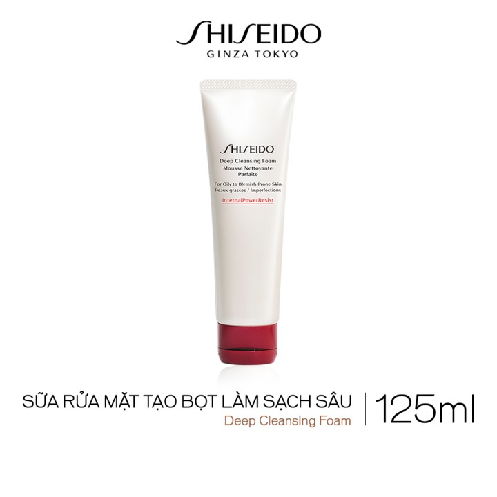 Sữa rửa mặt tạo bọt làm sạch sâu Shiseido Deep Cleansing Foam 125ml | BigBuy360 - bigbuy360.vn