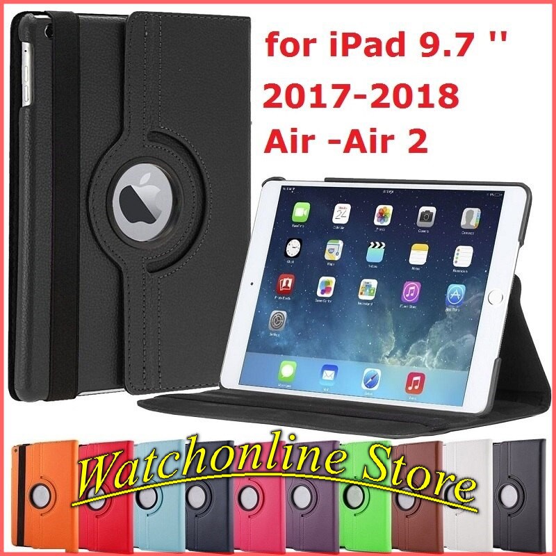 Bao da nắp gập xoay được 360 độ cho Ipad Air 1/2 / ipad 9.7 2017 2018 2016 9.7 pro 9.7pro