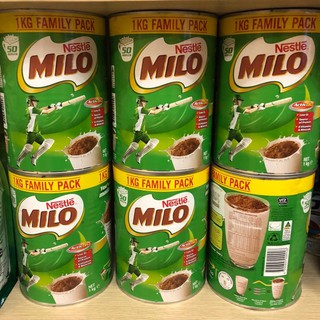 Bột Milo Úc Hộp 750gr, 1kg (Date 2021)