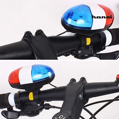 Chuông xe đạp cảnh sát có 6 bóng đèn led 4 âm thanh chất lượng cao