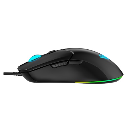 CHUỘT MÁY TÍNH GAMING DÙNG ĐƯỢC CHO LAPTOP VÀ PC MÀU ĐEN LED KẾT NỐI CÓ DÂY USB AULA F830 S13