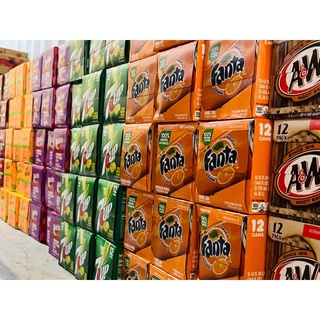 24 lon Nước ngọt  mỹ các loại fanta, welch's, A&W, coca cherry, dr pepper cherry 12 fl oz 355ml