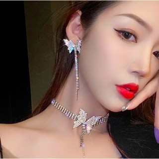Choker đính đá, set vòng cổ đính đá