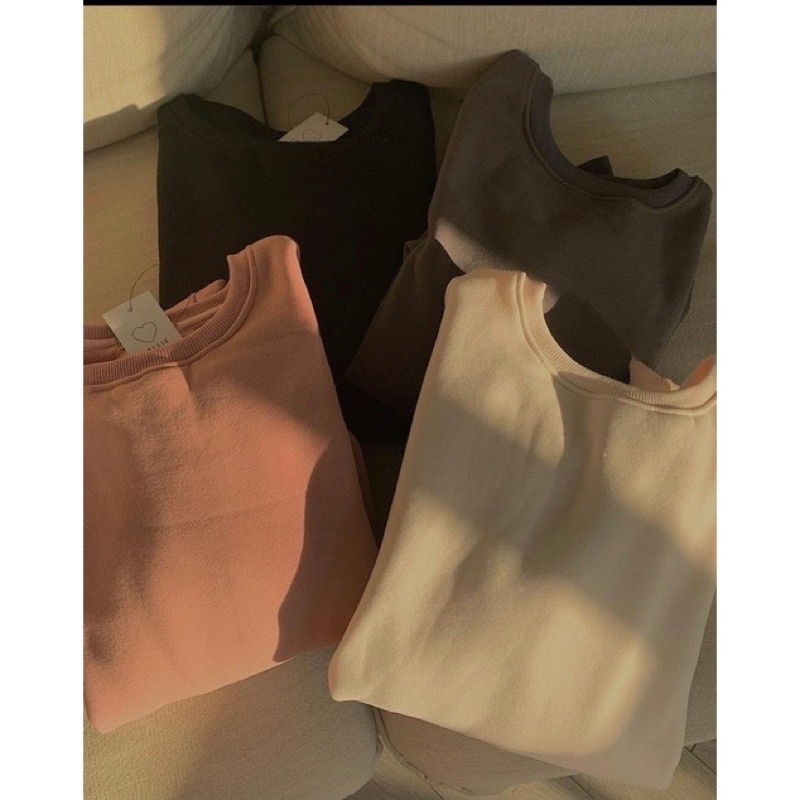 Áo Nỉ Trơn Form Rộng Nhiều Màu Phong Cách Trẻ Trung Năng Động Nam Nữ Đều Mặc Được - SINNA STORE | BigBuy360 - bigbuy360.vn