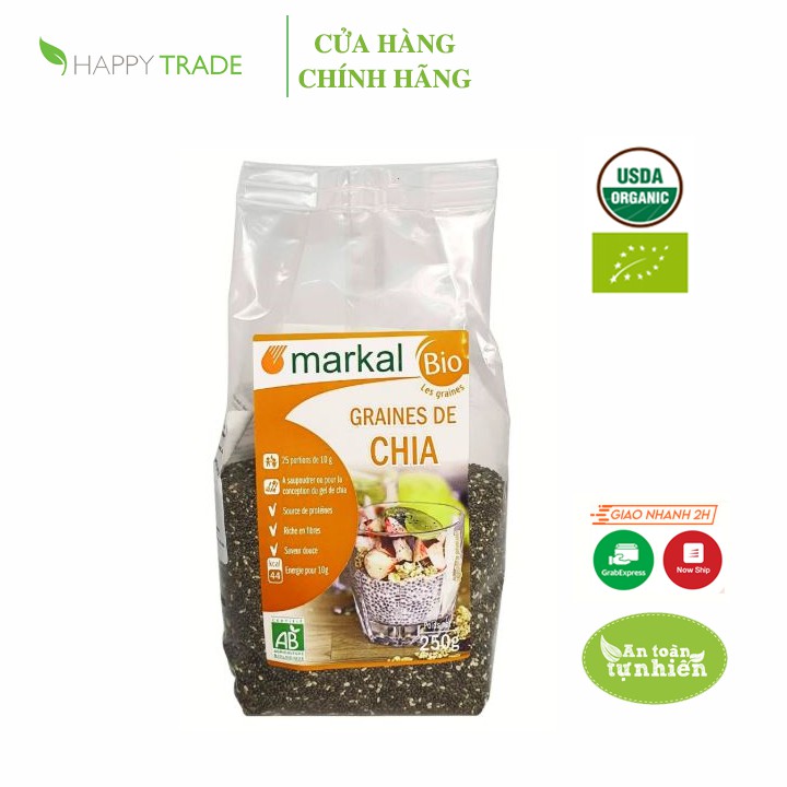 [Mã BMBAU50 giảm 7% đơn 99K] Hạt chia hữu cơ Markal 250g