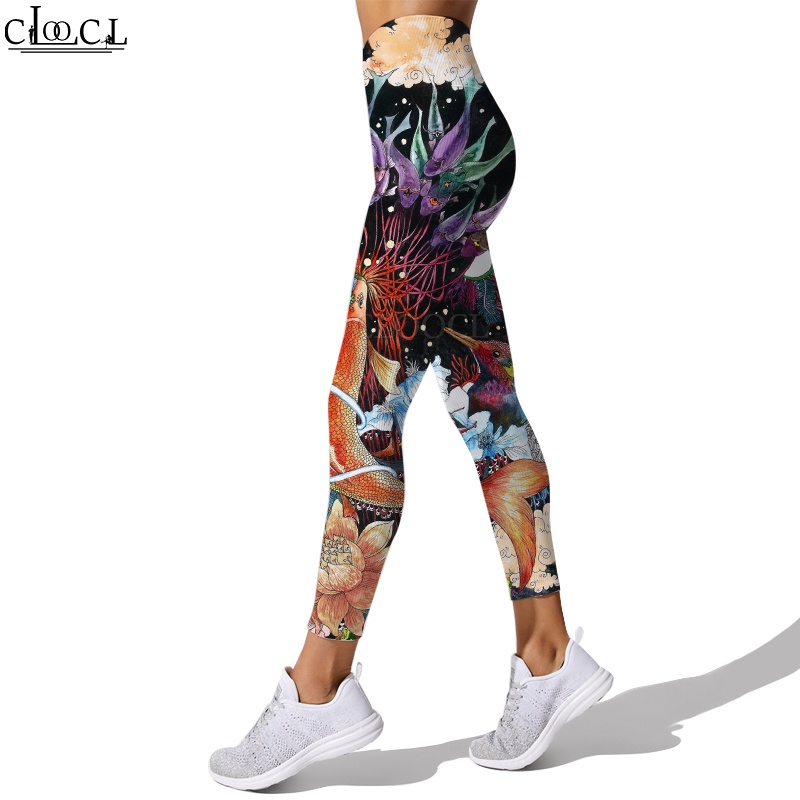Quần Legging Thể Thao Nữ In Hình 3d