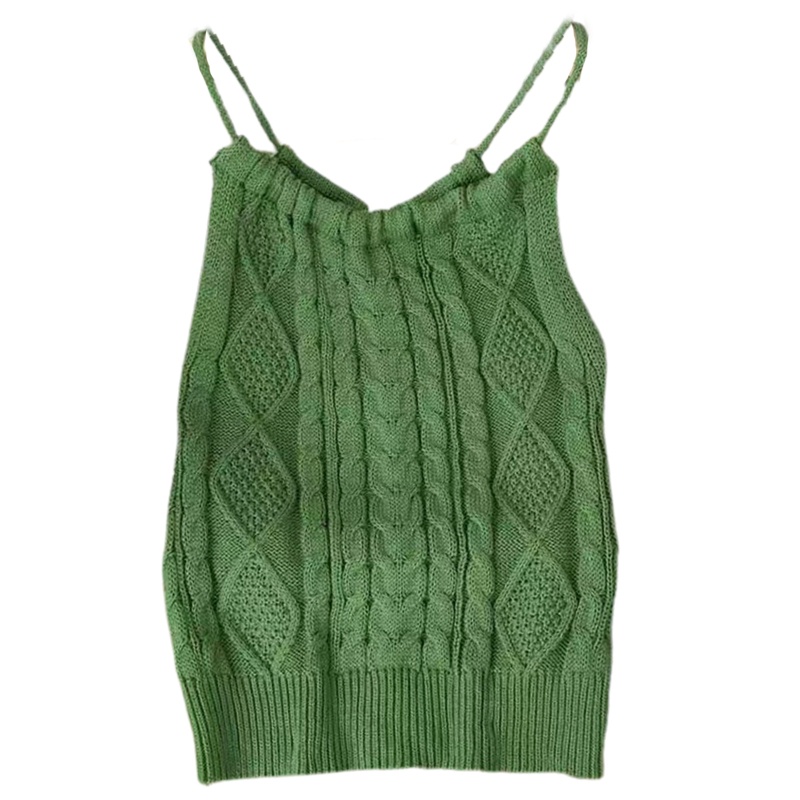 Brroa Áo Croptop Dệt Kim Không Tay Hở Lưng Phối Dây Cột Thời Trang Đi Biển Quyến Rũ Cho Nữ