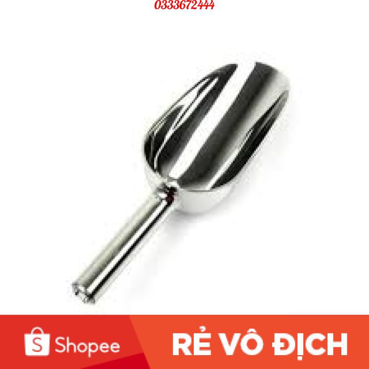 Dụng cụ cây muỗng Xúc đá inox 304 hiệu Kinhoo dày xịn đẹp tại Gian Hàng Tiện Lợi SMART