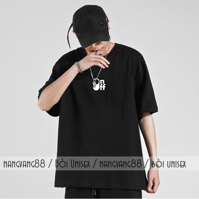 Áo Thun Thời Trang Nam Nữ Unisex Off/On Đen và Trắng Đẹp