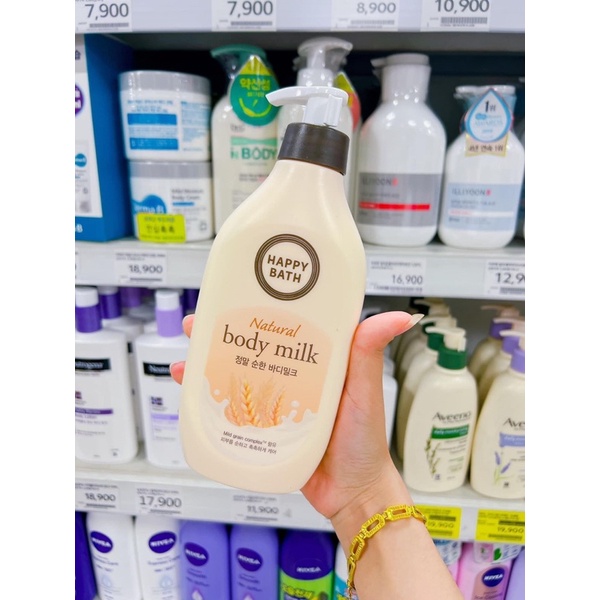 Sữa dưỡng thể Happy bath Body Milk Hương gạo 🌸