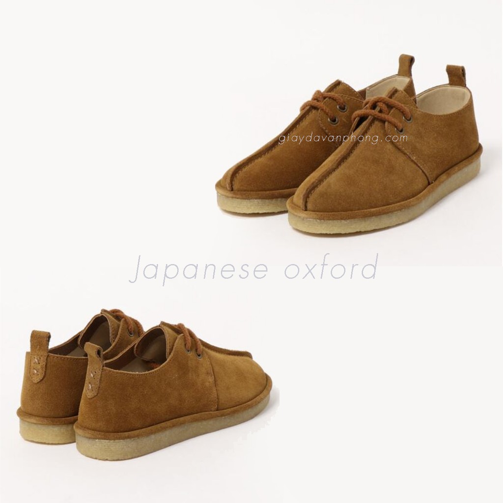 GIÀY OXFORD DA CỪU MỀM - DÒNG DA THẬT CỦA NHẬT XUẤT DƯ XỊN CHÍNH HÃNG