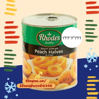 Đào Ngâm Rhodes Lon 825g