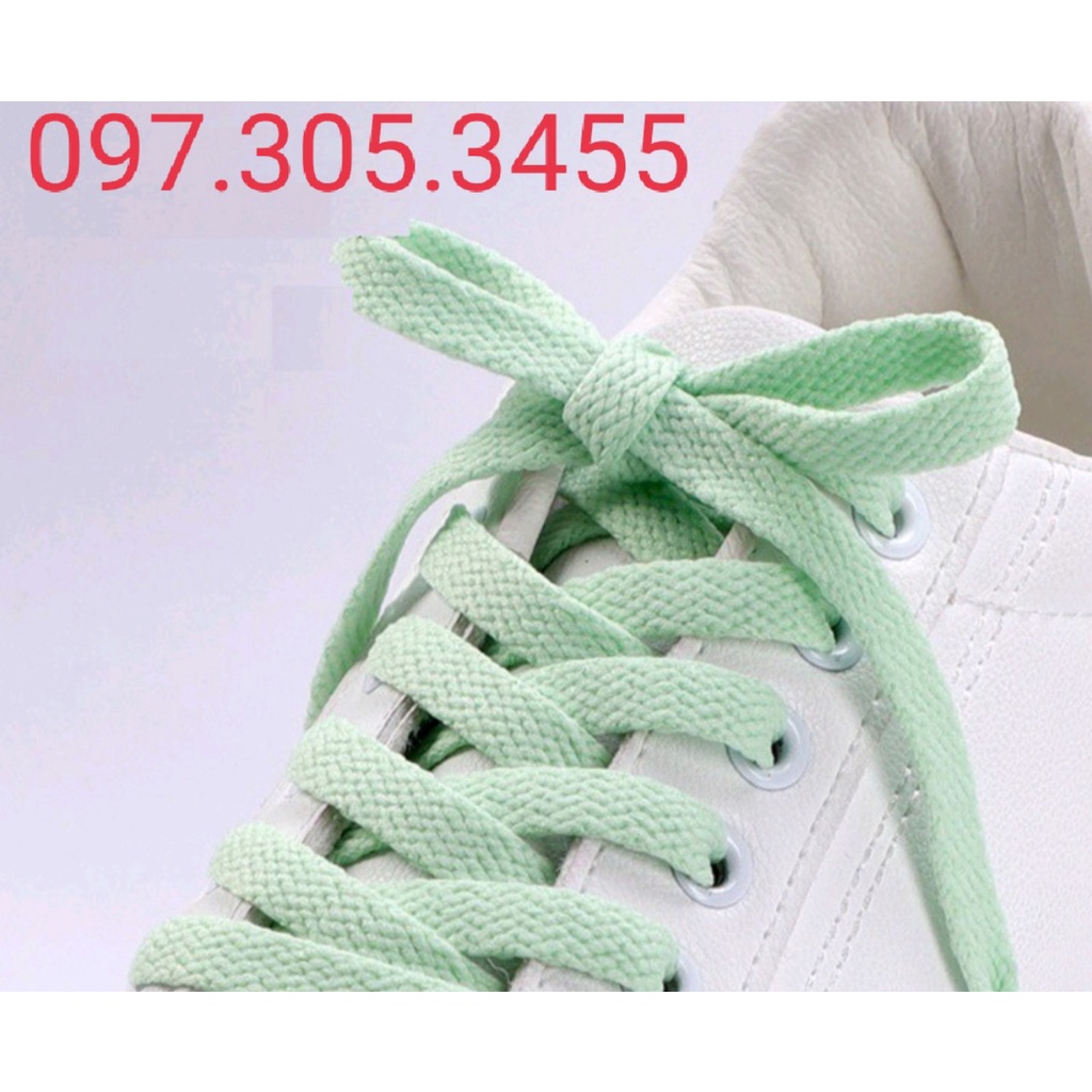 day giày chính hãng Dây giày thể thao Sneaker 2 lớp đủ màu loại xịn dài 1m2 day giày 1 cập 2 sợi