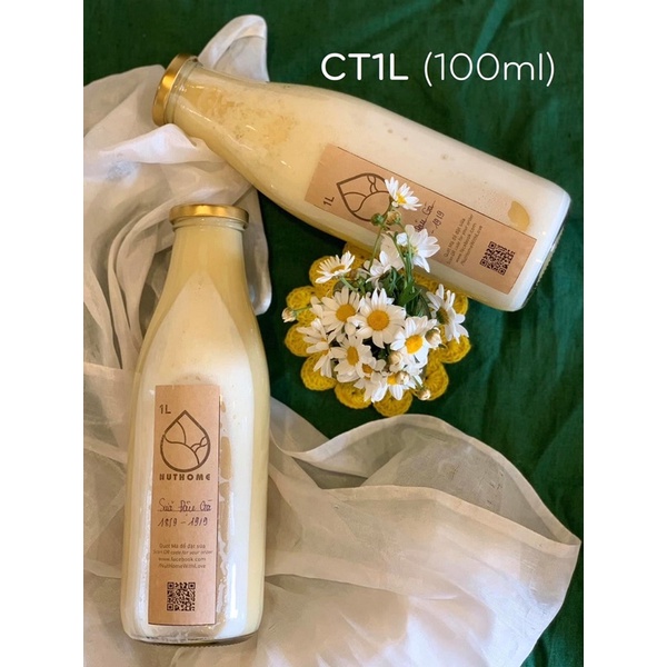 CHAI THUỶ TINH 500ml NẮP THIẾC/ CHAI ĐỰNG SỮA- NƯỚC ÉP