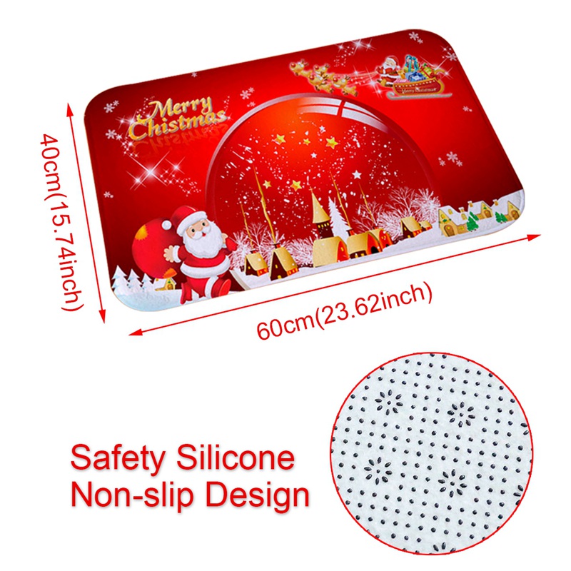 Thảm Nỉ Trải Sàn Trang Trí Giáng Sinh 2023 trang trí noel trang trí nhà cửa phòng ngủ