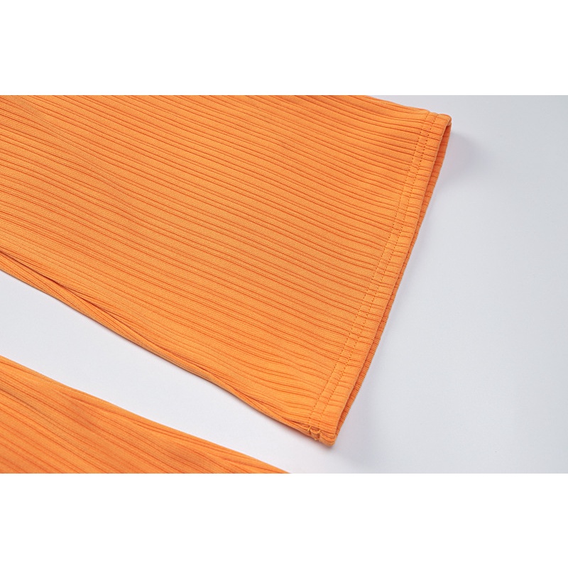 Set Áo Tank Top Xếp Li + Quần Dài Ống Rộng Lưng Cao Thời Trang Cho Nữ