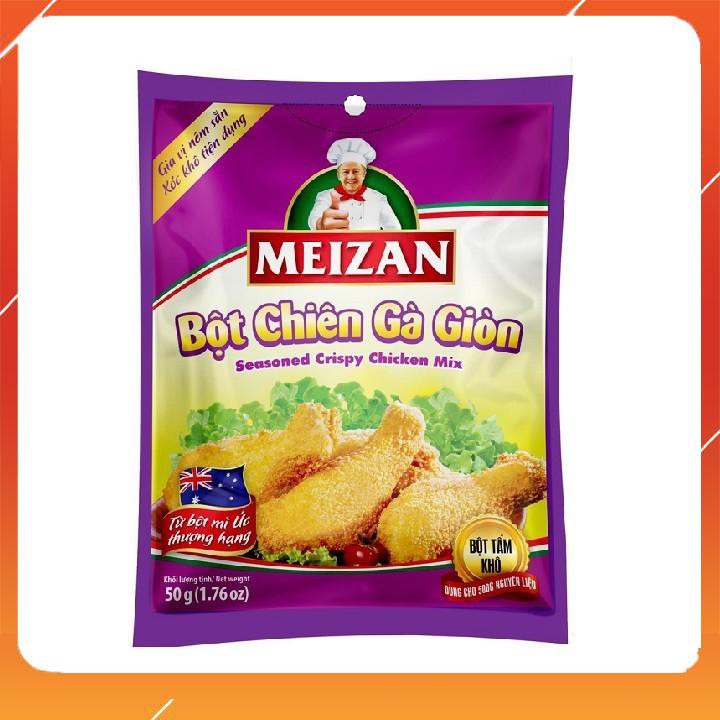 [Giá khuyến mãi] Bột Chiên Gà Giòn Meizan 50g