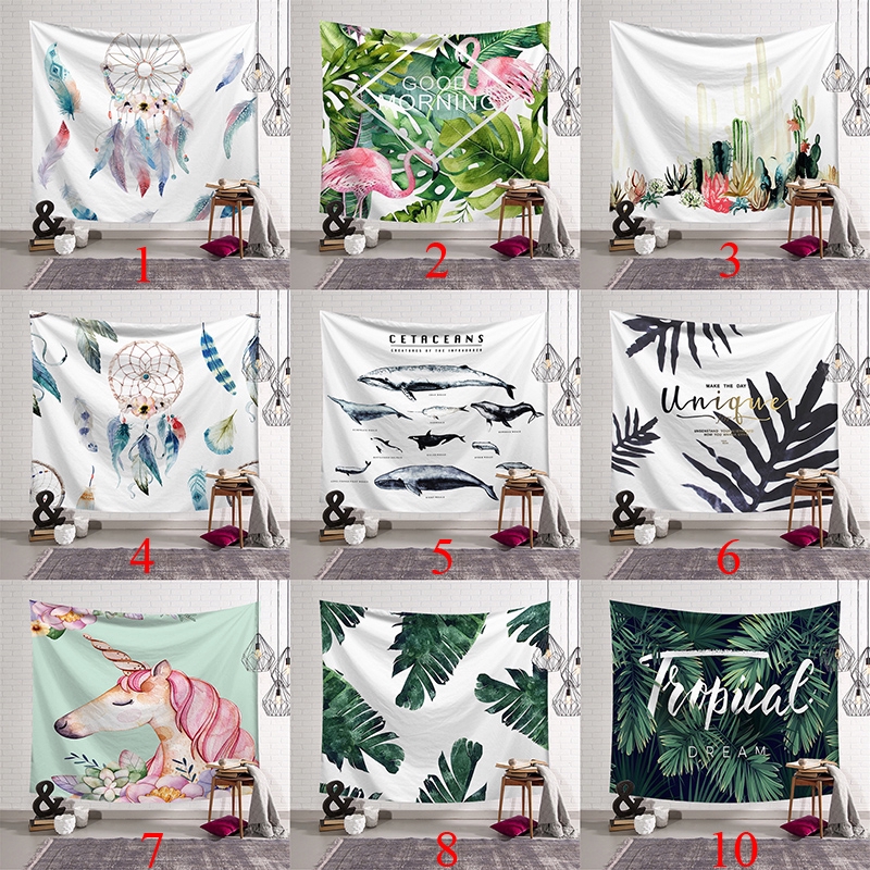 Thảm OSSAYI treo tường trang trí tùy chọn kiểu xinh xắn