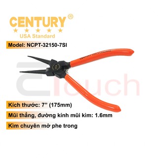 Kìm Mở Phe 7" (175mm) Vô Thẳng Century - NCPT-32150-7SI