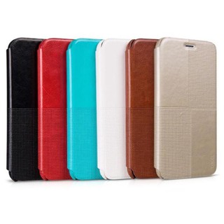 Bao da iphone 6 6s plus chính hãng hoco crystal series và base da lộn