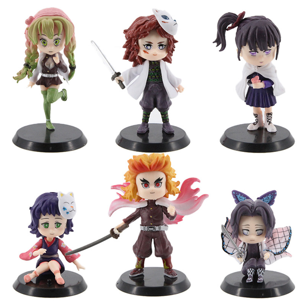 Set 6 Mô Hình Đồ Chơi Nhân Vật Trong Phim Hoạt Hình Nhật Bản