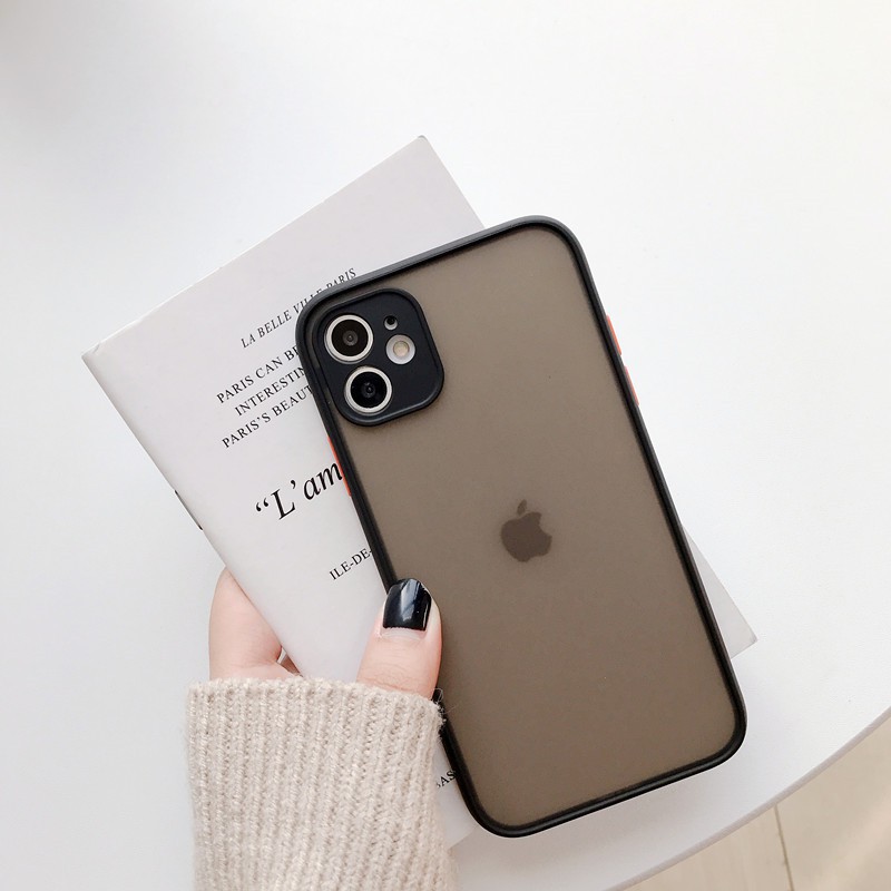 Ốp iphone, ốp lưng điện thoại ip bảo vệ camera nhám mờ nhựa cứg 6/6s/6plus/6splus/7/8/7plus/8plus/x/xs/xsmax/11/11promax