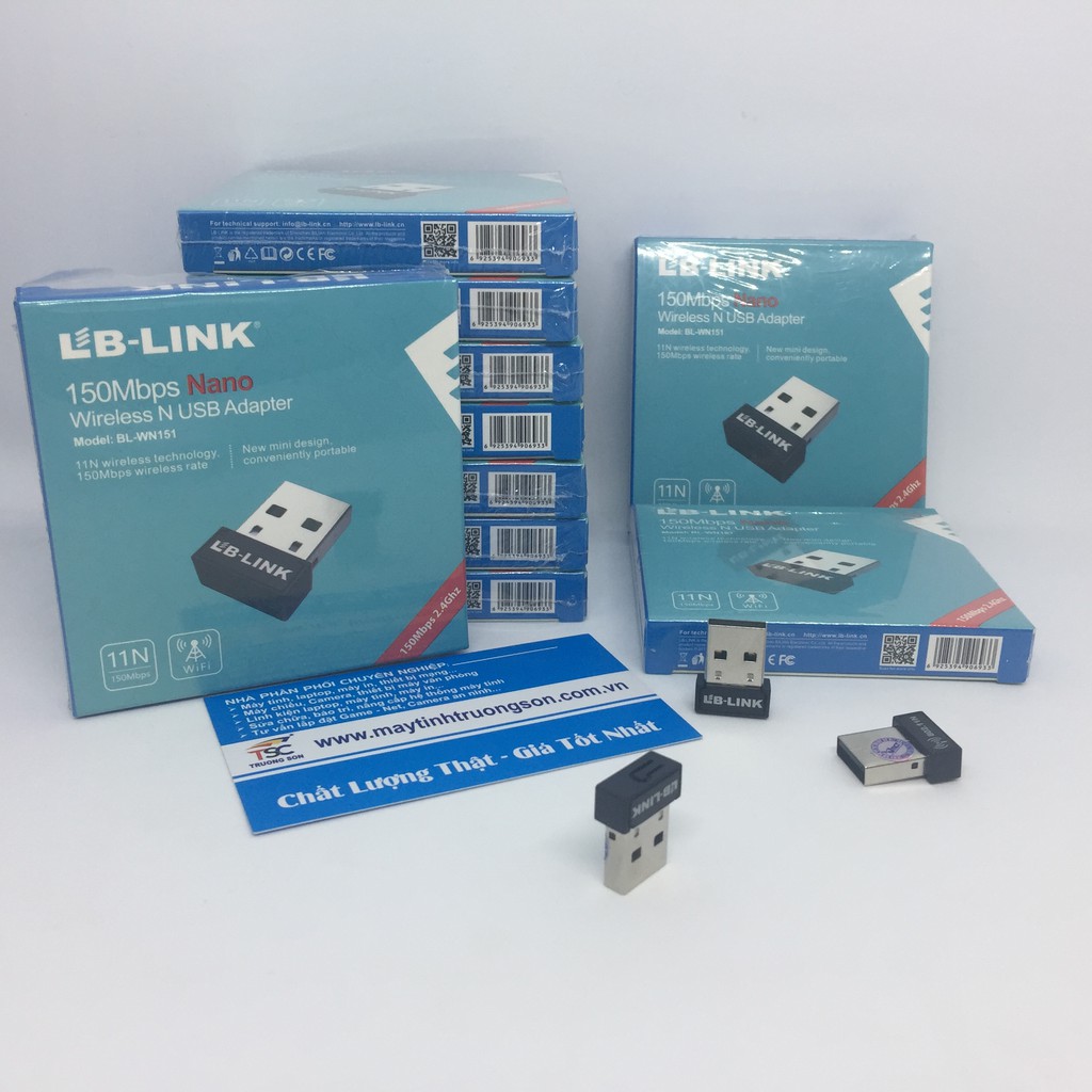 Usb thu wifi LB-LINK BL-WN151 Nano (Đen)