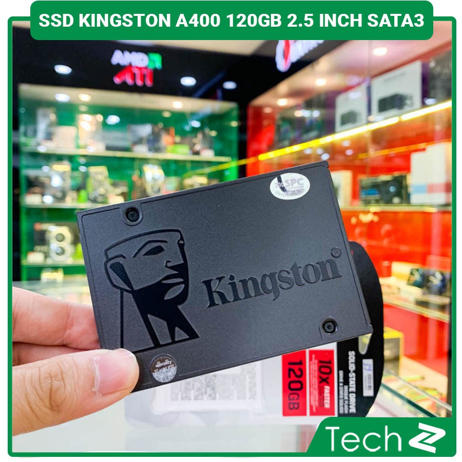 Ổ cứng SSD Kingston A400 120GB 2.5 inch SATA3 (Đọc 500MB/s - Ghi 320MB/s) - (SA400S37/120G)