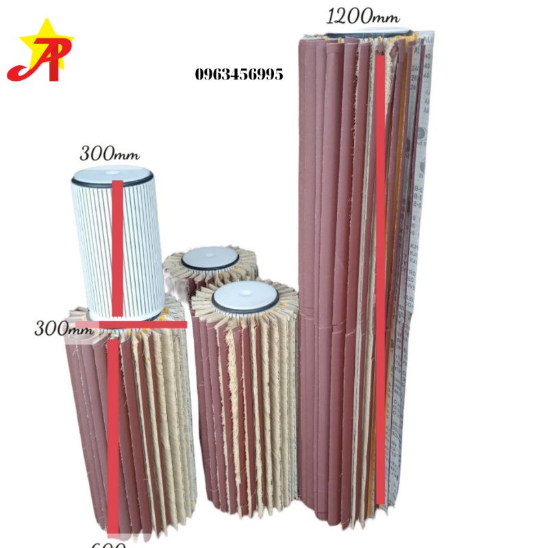 Xơ dừa thay thế trục nhám