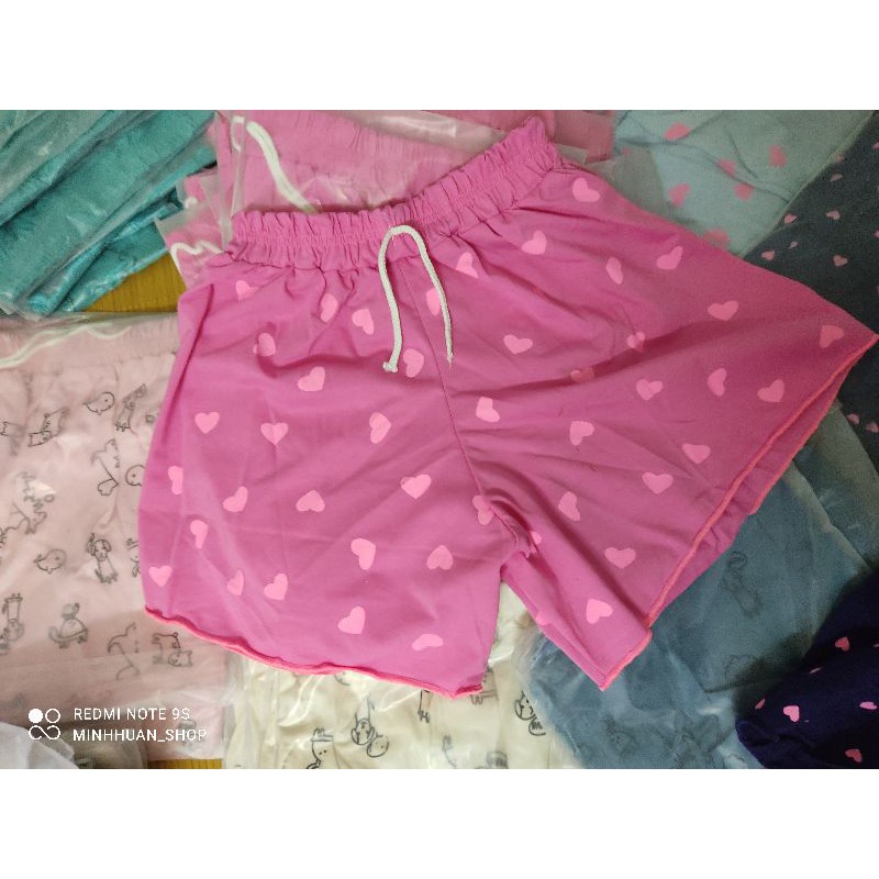 [video+ảnh thật] Quần short, Quần đùi nữ nhiều hoạ tiết, mặc ở nhà cực xinh. | BigBuy360 - bigbuy360.vn