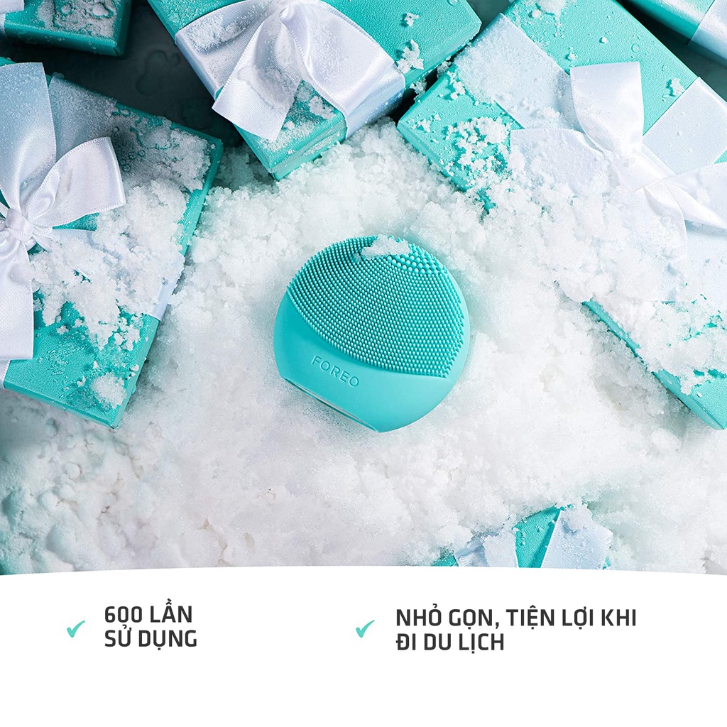 Máy rửa mặt Foreo Luna Play Plus 2, mạnh gấp 2 lần phiên bản 1, hàng chính hãng, làm sạch sâu 99.5%