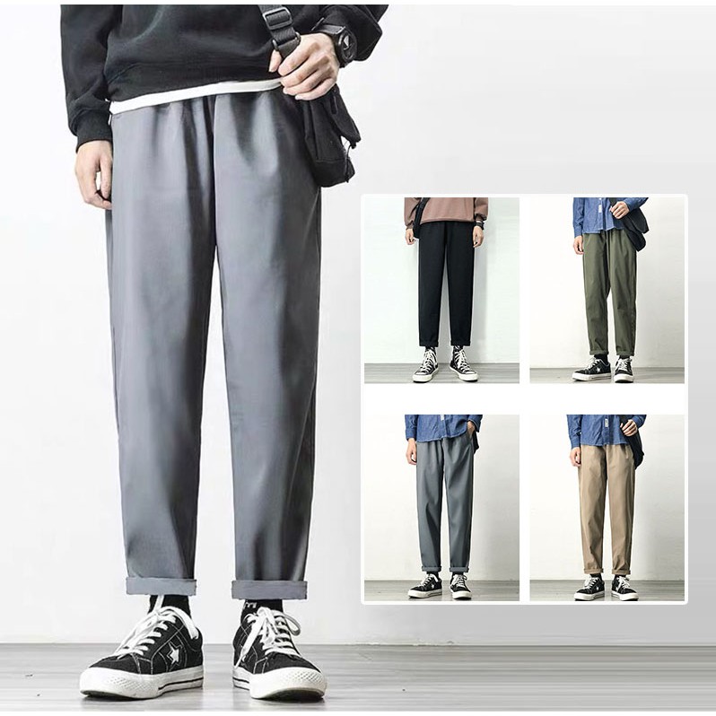 Quần Nam Kaki Basic Dáng Baggy Trơn Màu Phong Cách Trẻ Trung Thời Trang MixxStore QUAN NAM 1000060 | BigBuy360 - bigbuy360.vn