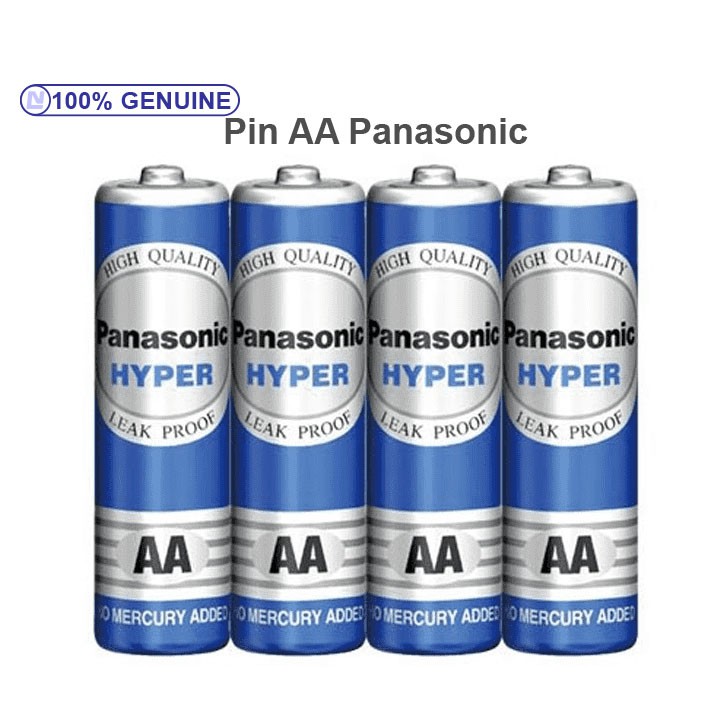 4 x Pin AA Panasonic R6UT/4s (Vỉ 4 viên pin)