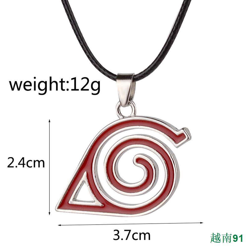 Quần áo phụ nữ sexy▲▦JEREMY1 Unisex Pendant Necklace Japanese Anime Cosplay Props Anime NARUTO Gift Kakashi Leaf Village