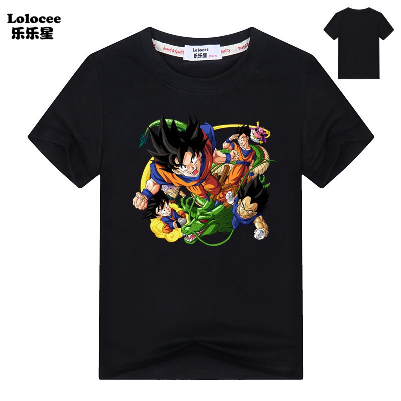 HIPSTER DRAGON BALL Áo Thun Nam Ngắn Tay Cổ Tròn Thời Trang 2021