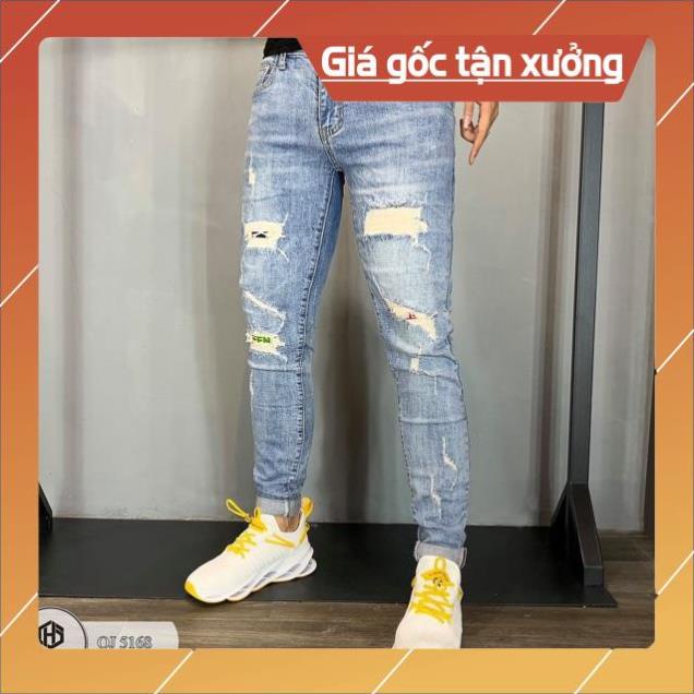 Quần jean nam rách phong cách hàn quốc trẻ trung năng động TCS 29 | BigBuy360 - bigbuy360.vn
