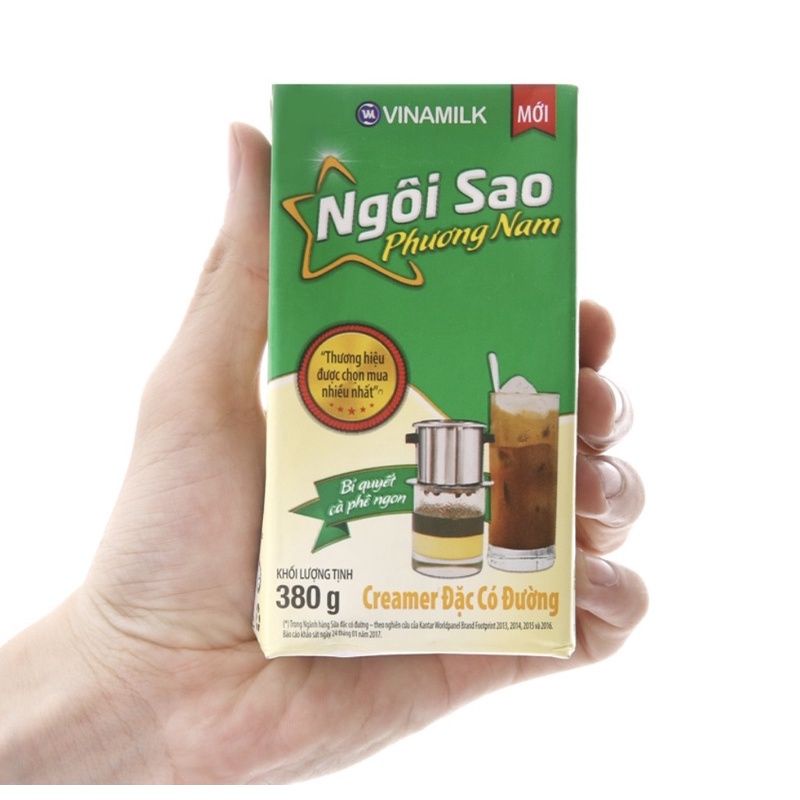 Sữa đặc Ngôi Sao Phương Nam hộp giấy 380gr