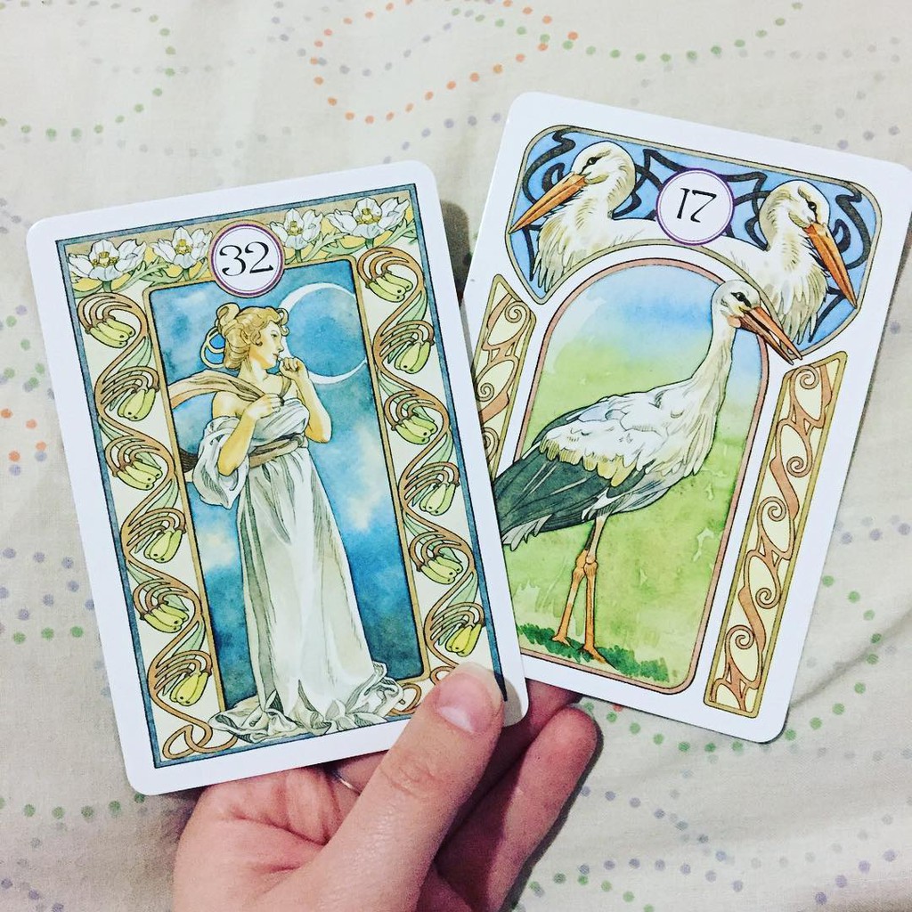 Bộ Bài Art Nouveau Lenormand  - Bài Gốc Authentic Chính Hãng 100%